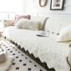 Fabric Non-slip Cotton Cushion Sofa Cover Cover Towel American-style Solid Color Sofa Cushion All Seasons Universal Cotton
