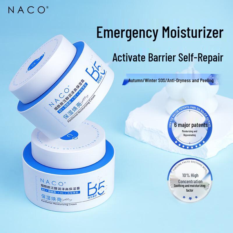 NACO Ниацинамид Пантенол Высокоувлажняющий Крем для Лица
