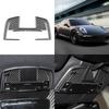 Für Porsche 718 982 Cayman Boxster TS GTS GT4 Spyder RS ​​Auto Overhead Lesen Licht Panel Rahmen Carbon Faser Aufkleber zubehör