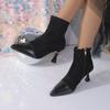 High-heeled New Autumn and Winter Versatile Shoes, Slim Boots, High-end Stretch Boots, Women's Shoes