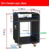 Home KTV Flight Case: 8U Equipment Rack & Flip-Top 12U Mixer/Amplifier Cabinet