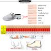 Fashion Aphixta 3.5cm Med Heels Elegant Women Slides Silver Mesh Heeled Sandals Metal Buckle Slides Sexy Woman Shoes Plus Size 44