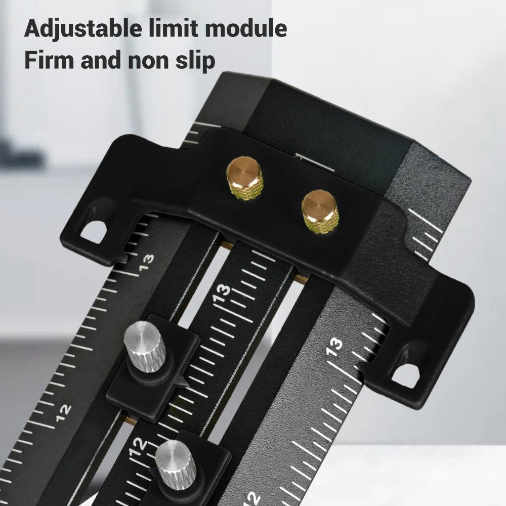 Aluminum Alloy Marking Gauge 16cm Length Woodworking Scriber T Square Ruler For Carpenter