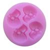 Halloween Skull Mask Decorated with Liquid Silicone Mold, Flip Sugar Cake Mold, Baked