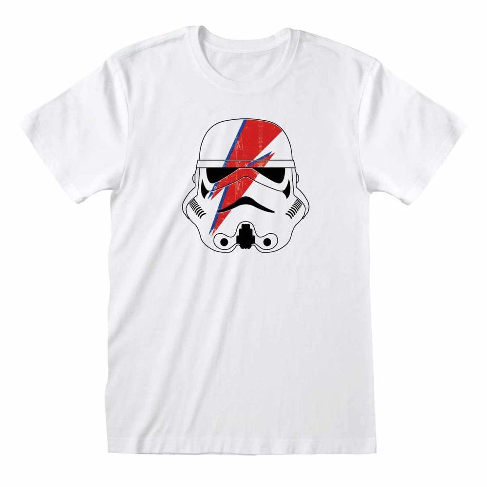 Star Wars TShirt Stormtrooper Ziggy Stardust New White Official S
