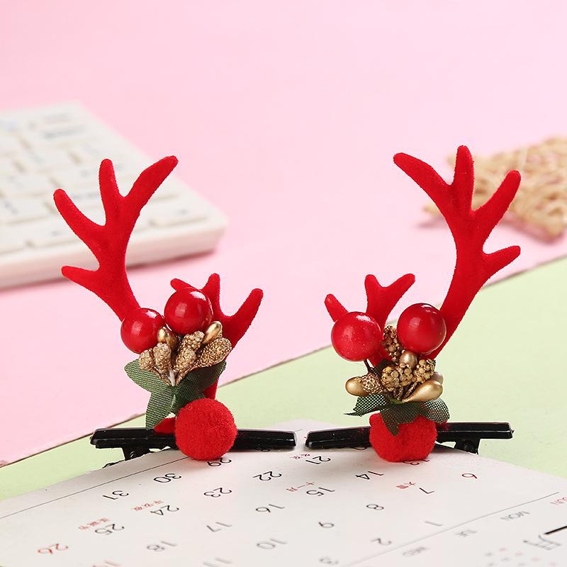 Christmas Reindeer Antler Headband - Festive Hair Accessory for Women & Children