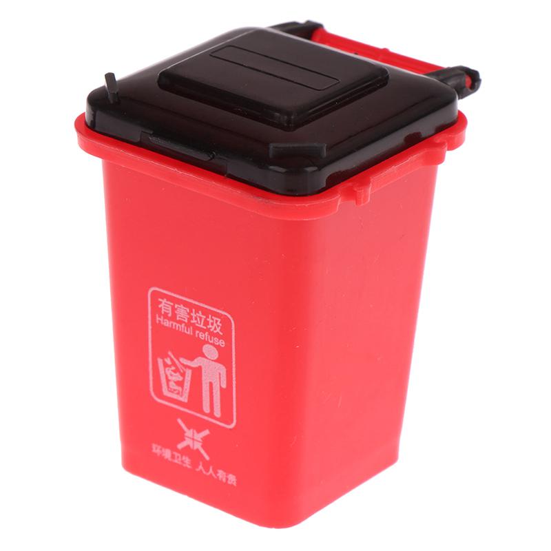 1:12 Dollhouse Minitrash Can Model/Mini Waste Bin/Pen Organizer Home Storage Can