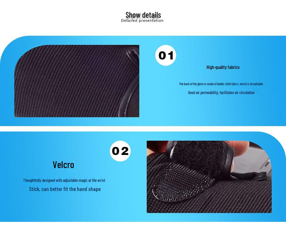 SD1075 Durable Microfiber Equestrian Gloves: Sun-Protected, Winter Thin, Ideal for Riding & Cycling.