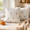 Halloween Pumpkin Covers 4545cm Set of 2 Decorative Cushion Cases for Fall Home Decor