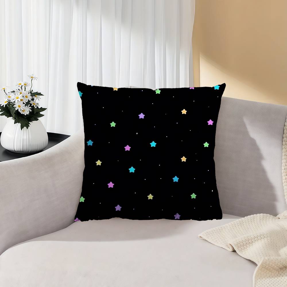Korean Lovely Full Ins Screen Star 45*45Cm Cushion Cover Pillow Cover Decor Pillowcase Home Pillowcase For Couch Pillow