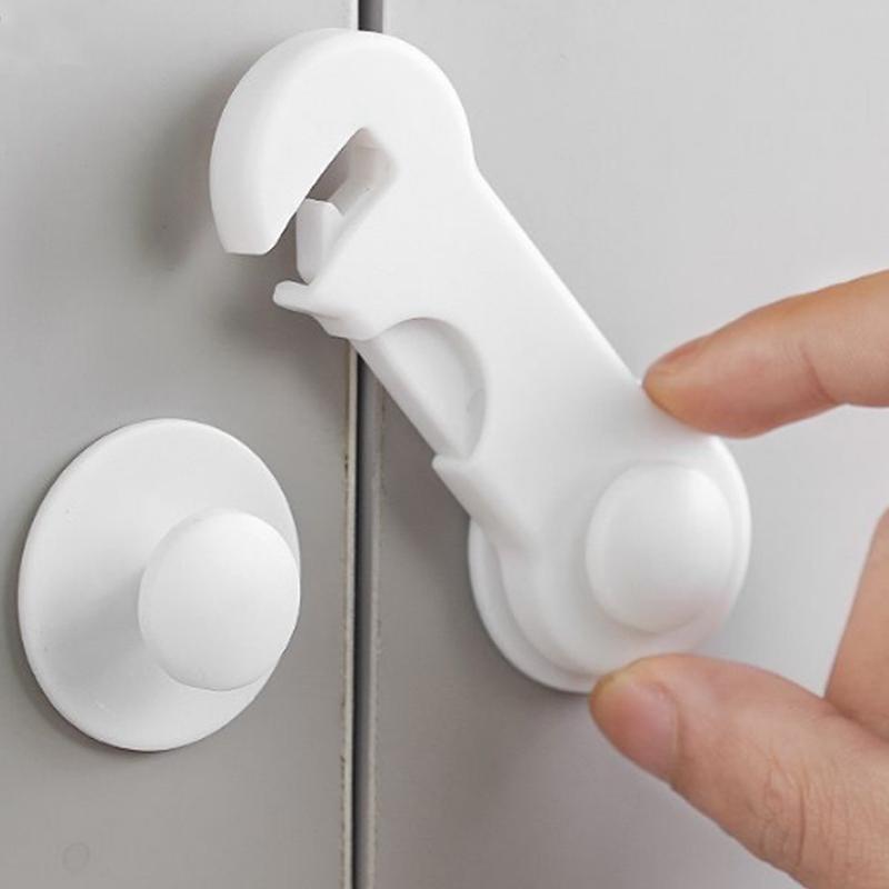 

Многофункциональные замки безопасности, детские замки для безопасности ящиков шкафов, дверные пряжки для дома, белый замок для туалета и холодильника, 5 шт./лот