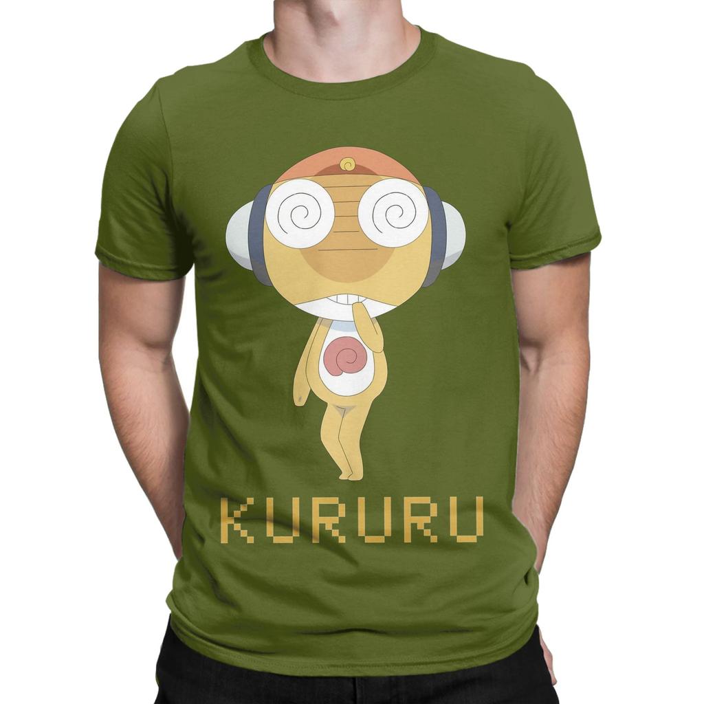 Men Womens TShirt Sgt Frog Keroro Major Kururu Reporting Awesome Cotton Tees Short Sleeve  T Shirts Crewneck Tops Plus Size