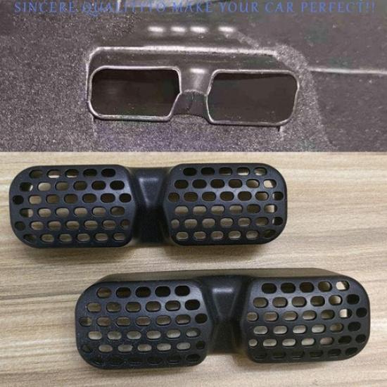 For Lincoln Nautilus MKX 2016-2023 ABS Black Seat L&R Air Vent Dust Cover Trim