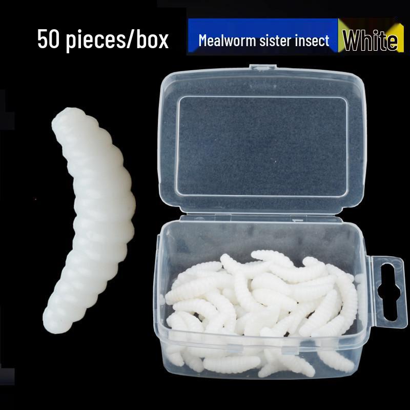 Fishing Lure: Soft Bait for Small Fish Like Qiaozui, Xiaoji, and Li Bread Red Worm Bait.