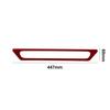 Red Carbon Fiber Interior Rear Tailgate Brake Light Cover Trim For Toyota Hilux