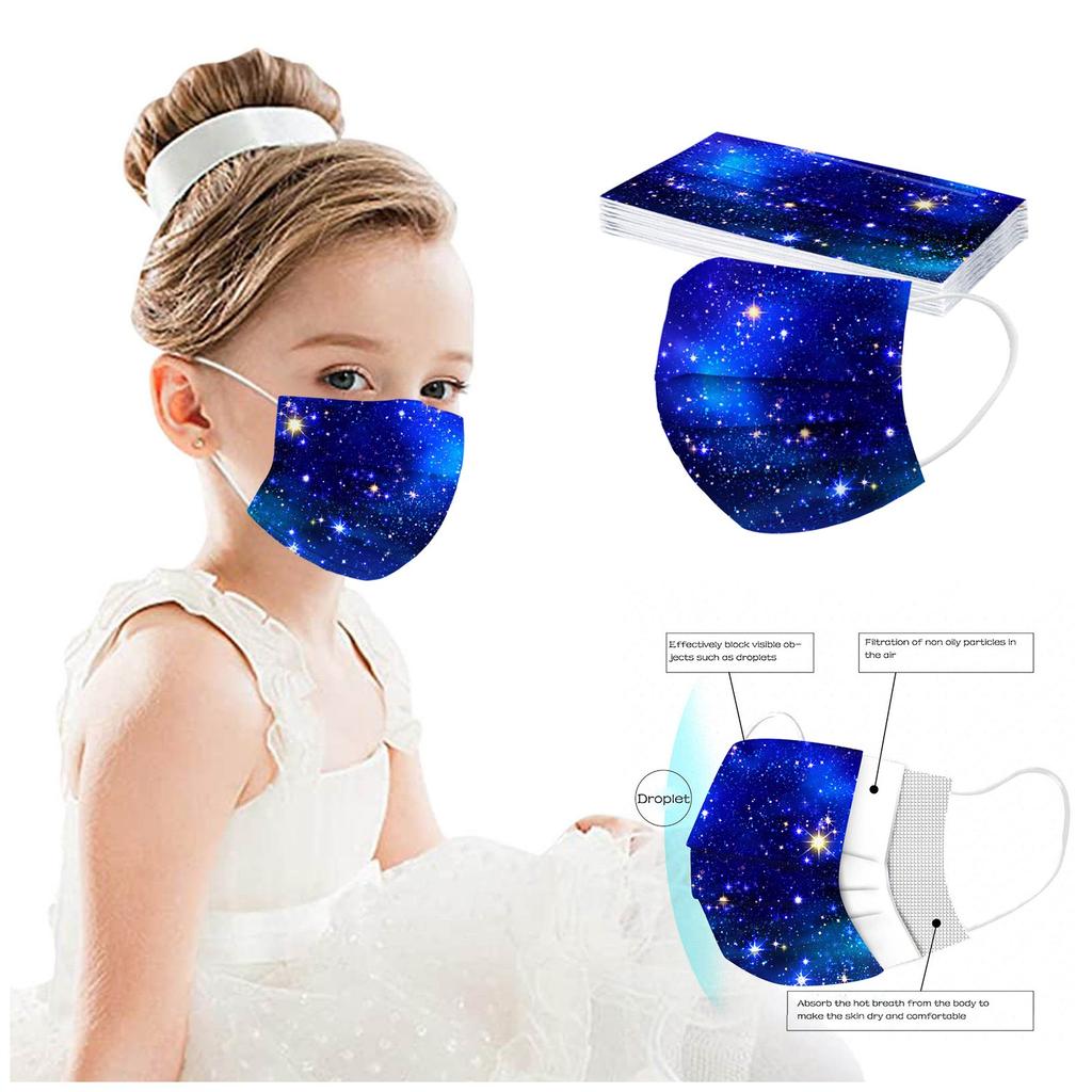 Child Kids Mask Disposable Face Mask Industrial 3Ply Ear Loop 10PC Mask