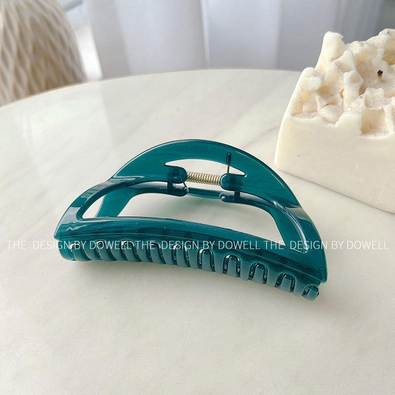 

Shark Large Fashionforward Claw Clip Ideal For Elegant Updos And Stylish Looks Olive Green