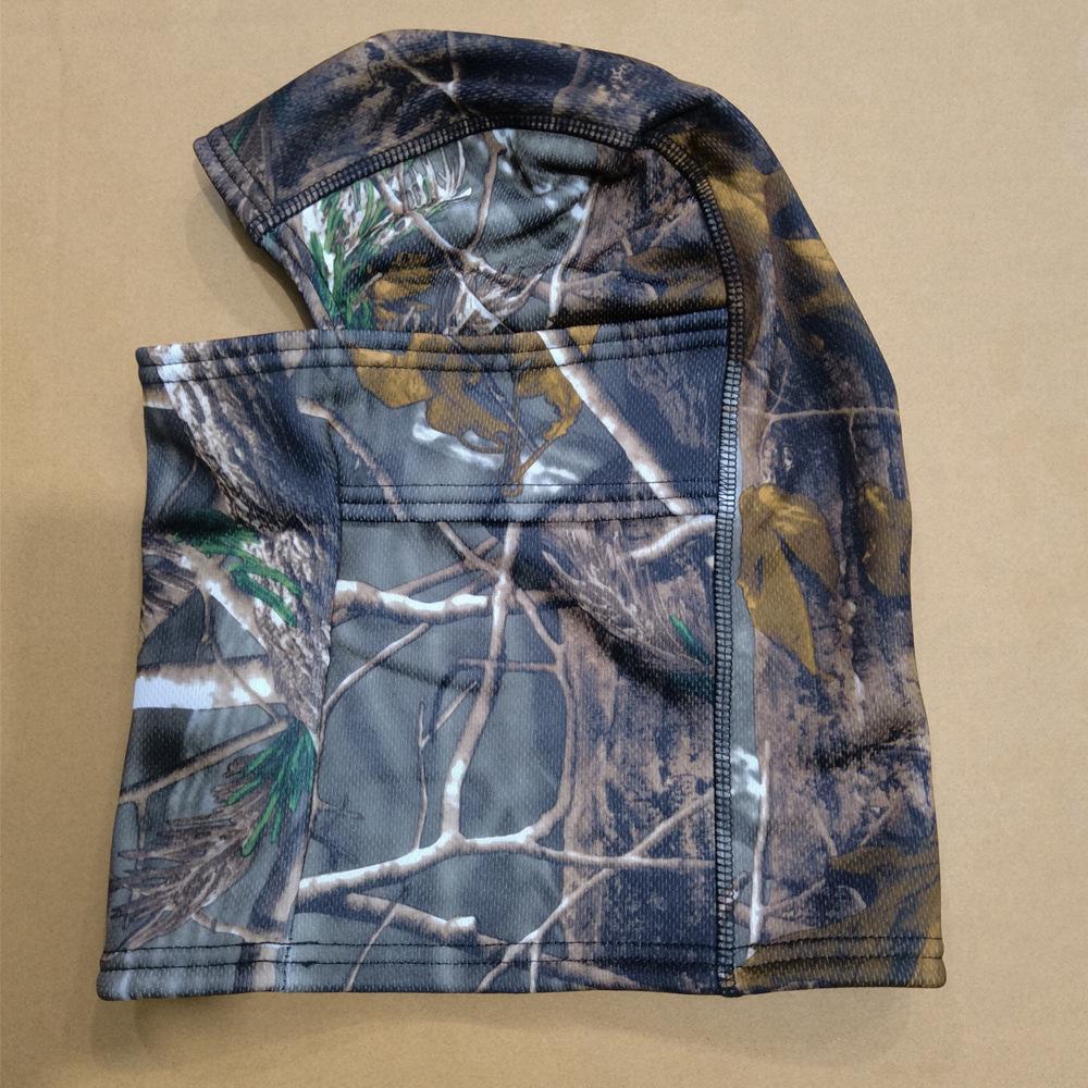 Camouflage Fleece-Lined Winter Balaclava for Cold Weather Cycling