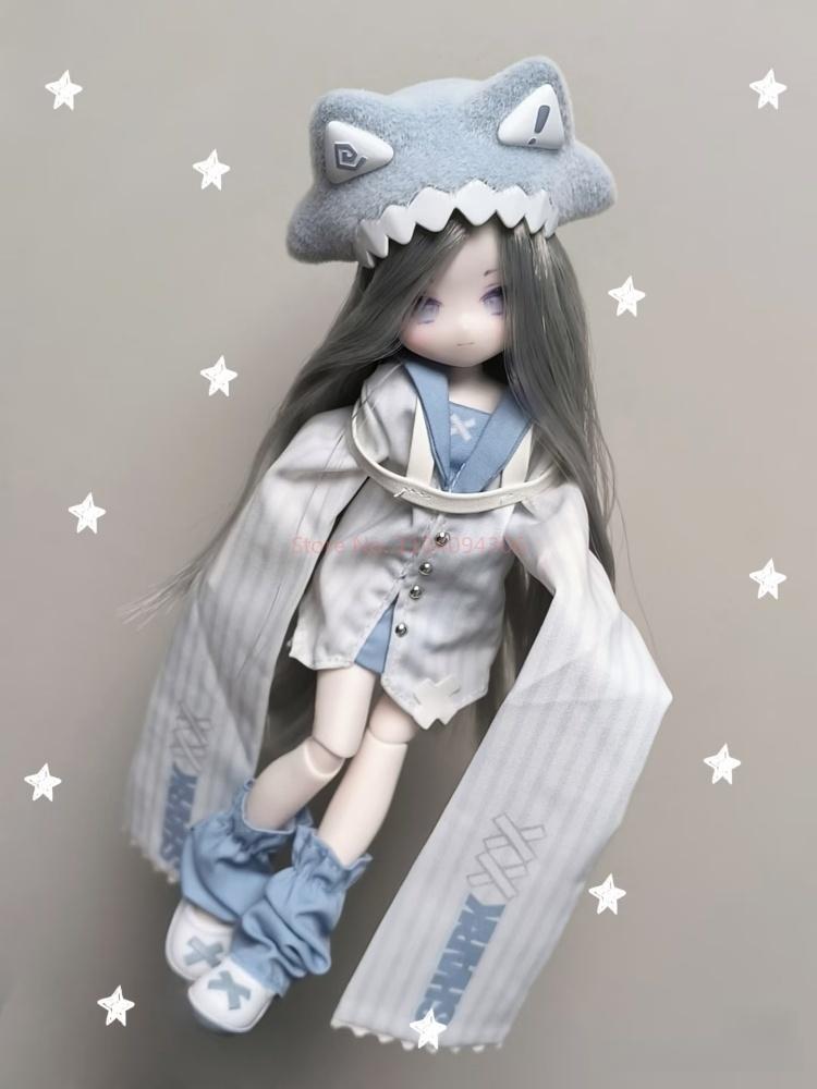 Authentic Inedible Dolls  8 Points Implanted Hair Bjd Doll Cute Mysterious Anime Figure Desk Decoration Trendy Toy Gift