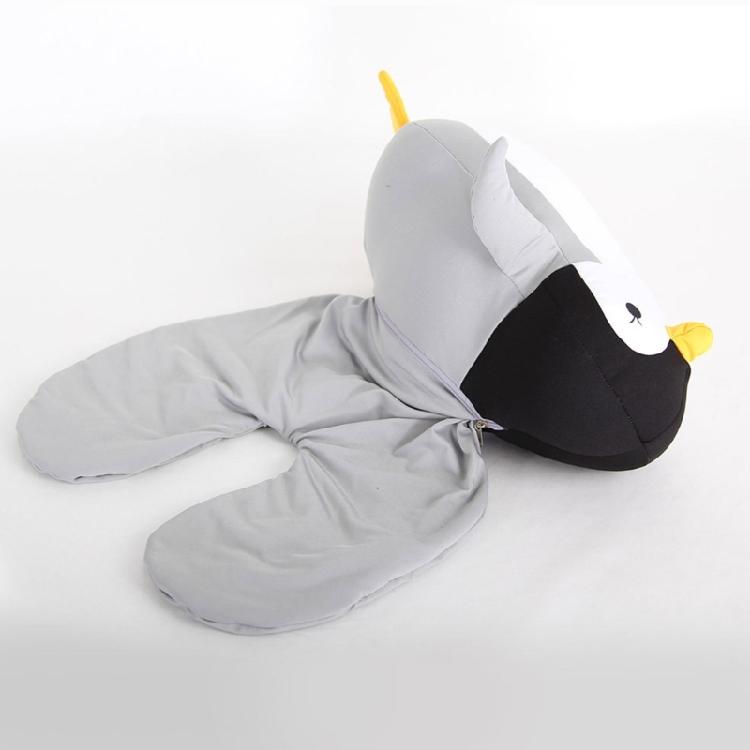 Kids Travel Pillow 2 in 1 Deformable Neck Pillow Soft Ushaped Pillow with Lovely Animal Sleep Companions