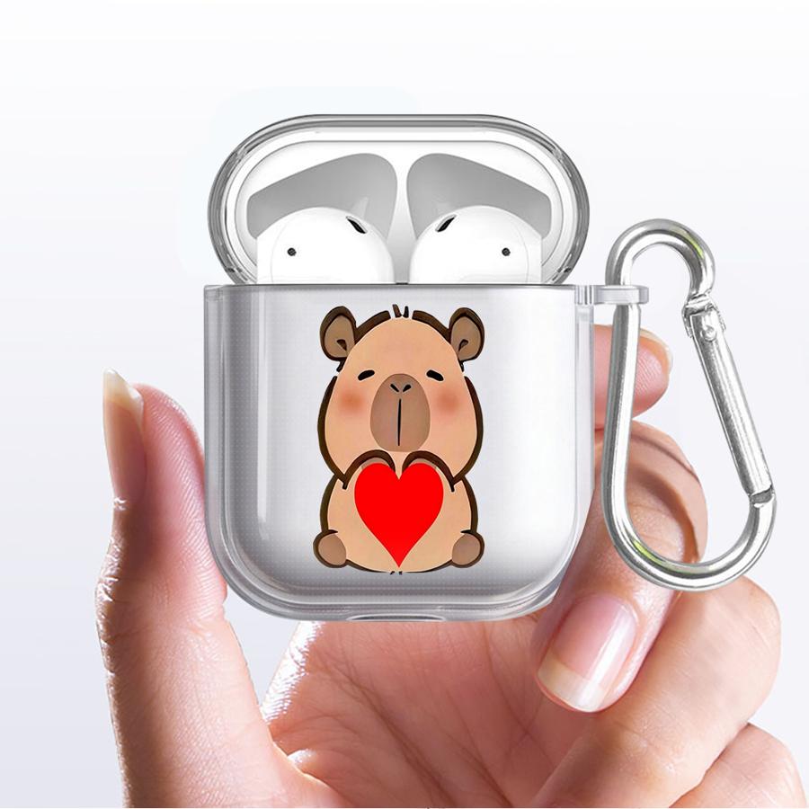 Capybara Cute Clear Earphone Cases Cover Case For Airpods 4 2 3 Pro2 Pro3 1 Pro