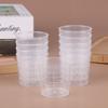 10Pcs 60Ml Measuring Cup Transparent Plastic Scale Beaker Cups Lab Graduated Liquid Container Without Handle Kitchen Baking Tool
