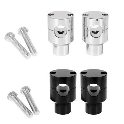 Adjustable Motorcycle Handlebar Risers Clamp 22mm/25mm Aluminum Adapter Handlebars Mounts Accessories For Dirt Pit Bike
