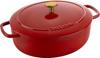Ballarini Oval 23cm Pomodoro Cast Iron Enamel Induction Officially Sold In "Bellamonte Red" Pot, Compatible, Japan, Z1023-631