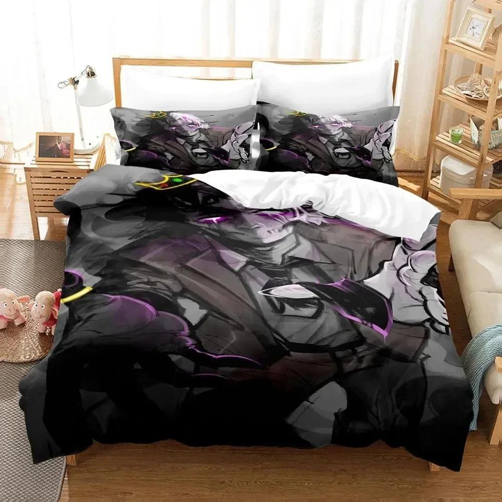 3D Print Anime Ranboo Bedding Set,Duvet Cover Comforter Bed Set Quilt Cover Pillowcase,King Queen Twin Size Boys Girls Adults