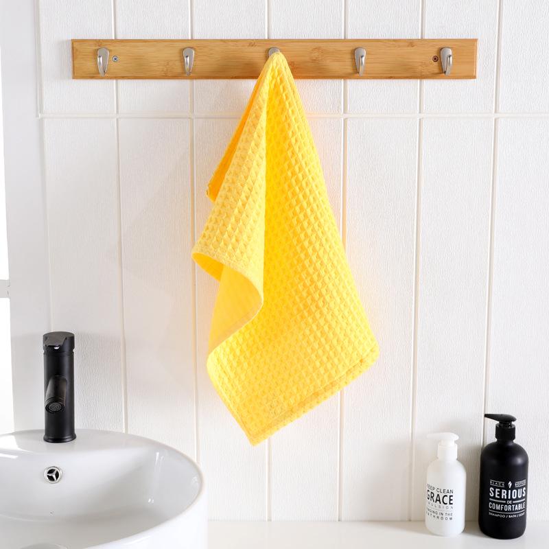Luxurious Japanese Long-Staple Cotton Waffle Towel: Absorbent, Skin-Friendly, Zero Shedding Face Towel