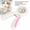 Pet Nail Clipper Scissors Cutter Trimmer Splash Proof Stainless Steel ABS for Dogs CatsPink