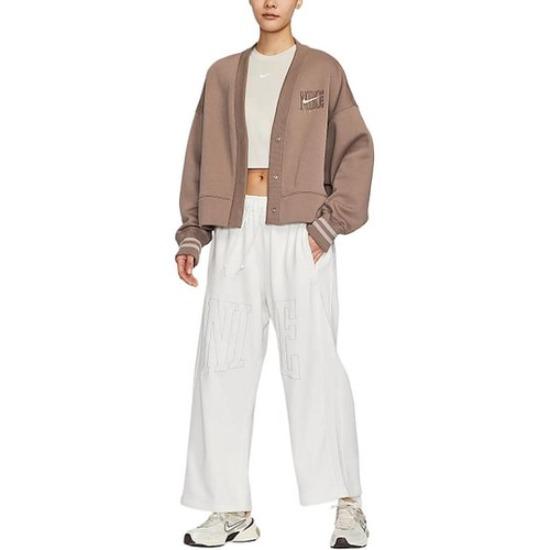 Nike Sportswear Knitted Sports Pants Women's Sail White HQ5884-133