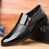 Mode High-End Marke Herren Glänzende Lederschuhe Business Herren Pendeln Geselligkeit Formelle Schuhe Vielseitige Herren Leder Slipper