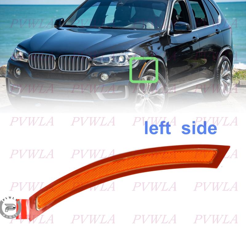 Front Bumper Indicator Reflector  For BMW X5 F15 F85 2014 2015 2016 2017 Side Marker Car Accessories 63147290093 63147290094