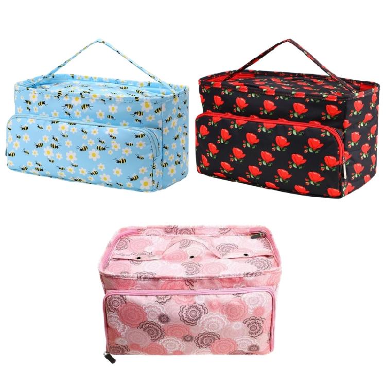 Crochet Bag Yarn Holder Yarn Bag with 3 Eyelet Crochet Supplies for Crochet Hook