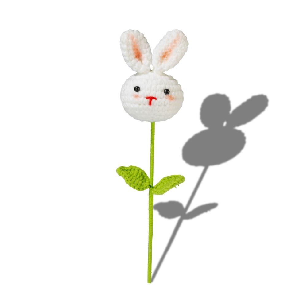 

Hand Woven Yarn Graduation Flower Bouquet Doctoral Hats Crochet Flower Bouquet Graduation Ceremony style F