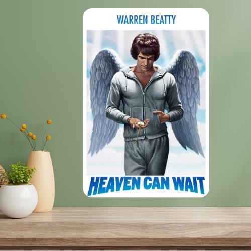 Heaven Can Wait Classic Movie Metal Poster Sign 20x30cm(7.8x11.8inch)