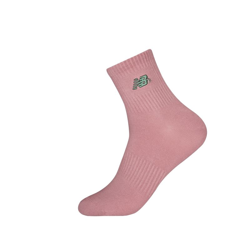 New Balance SS25 Crew Socks Unisex 1 Pack Pink LAS52404-LAS L