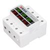 3 Phase DIN Rail Protective Device Over Under Voltage Current Limiting Self Resetting Protector AC22