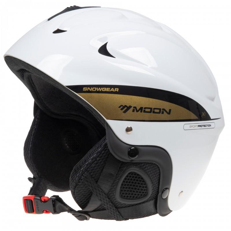 

MOON Ski Helmet Men Women Adult Lightweight Single Double Board Helmets Warm Outdoor Skiing Equipment Snow M fits 55-59cm білий