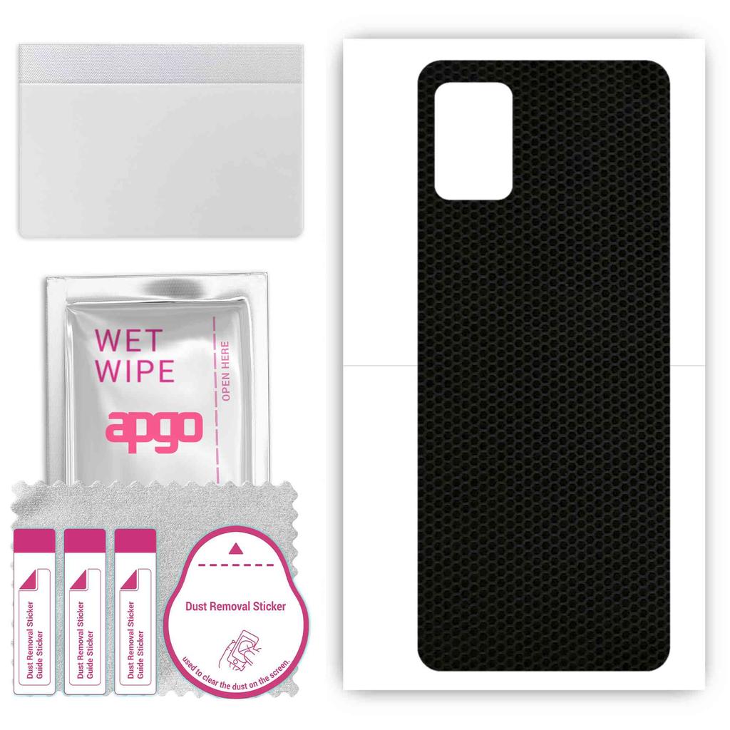 apgo Protective Skin Sticker for the Back Compatible with Infinix Hot 11 G37, Wrap Film, Foil, Vinyl - Pattern Matrix