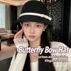 Soft Women Felt Hat Dome Bowler Hat Classic Felt Fedora Hats  Wedding/Church/Jazz Cap