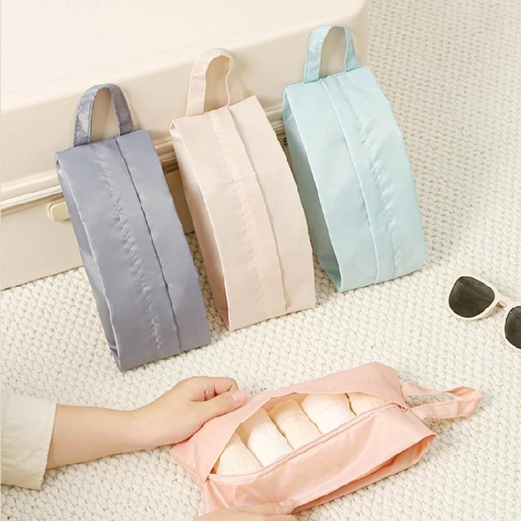 Space Saving Twill Fabric Underwear Pouch Machine Washable Storage Bag For Backpacks Suitcases Organization