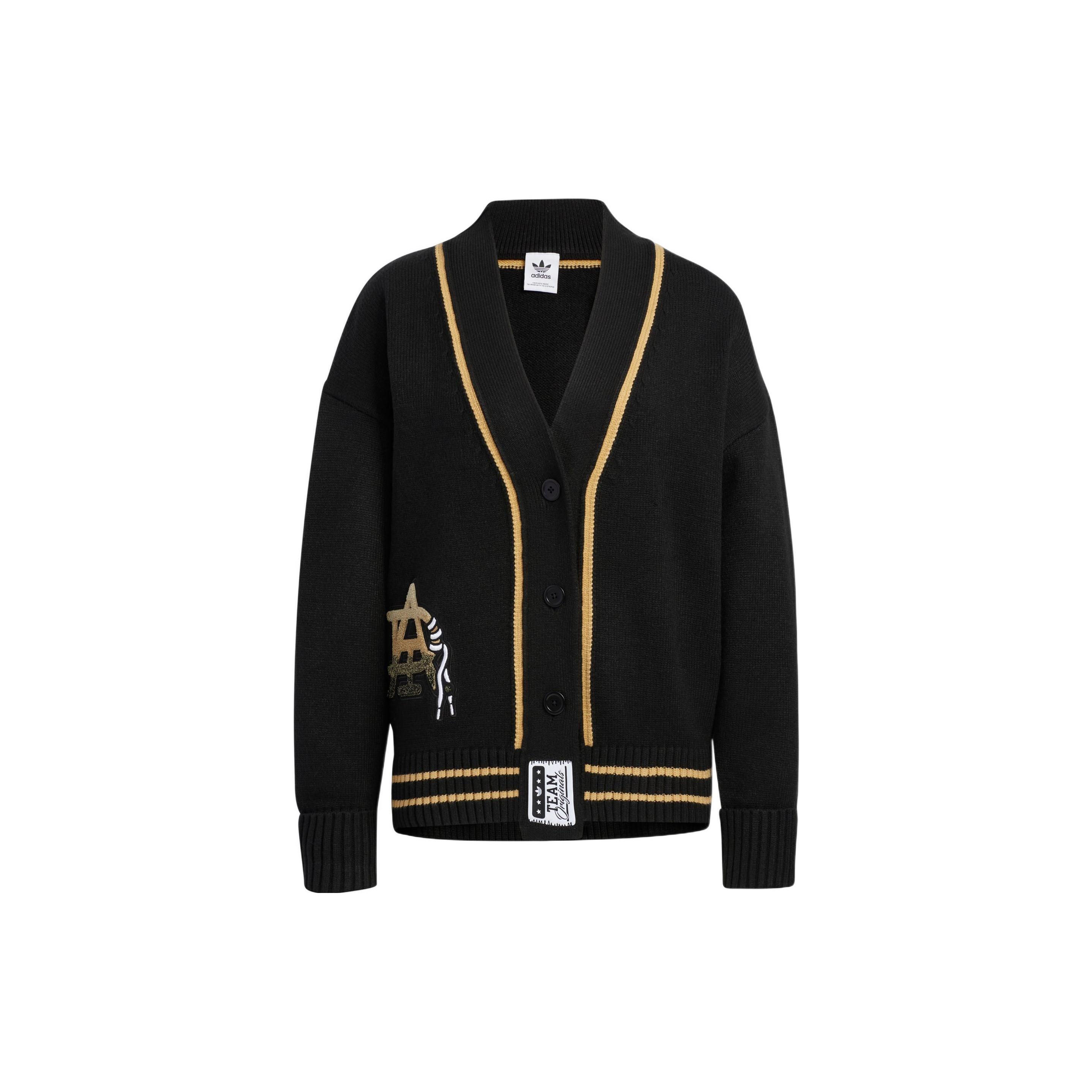 (WMNS) adidas Originals Clover Knitted Cardigan Sweater  Black  Women s HS9523 M