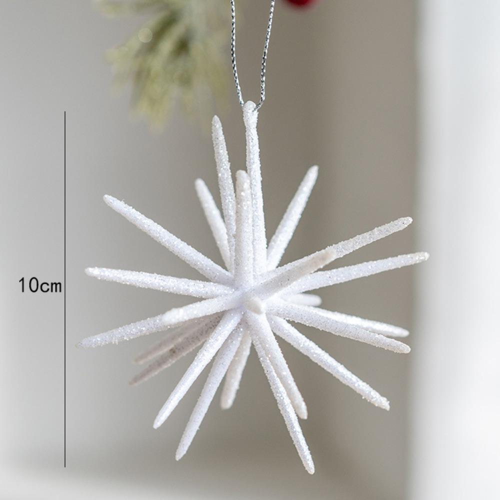 Champagne White Exploding Star Ozdoba Plastové Vánoční Ozdoby Závěsná Vánoční Dekorace