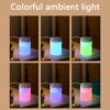 Mini Ultrasonic 200ML Air Humidifier Romantic Light USB Essential Oil Diffuser Car Purifier Aroma Anion Mist Maker Humidifier