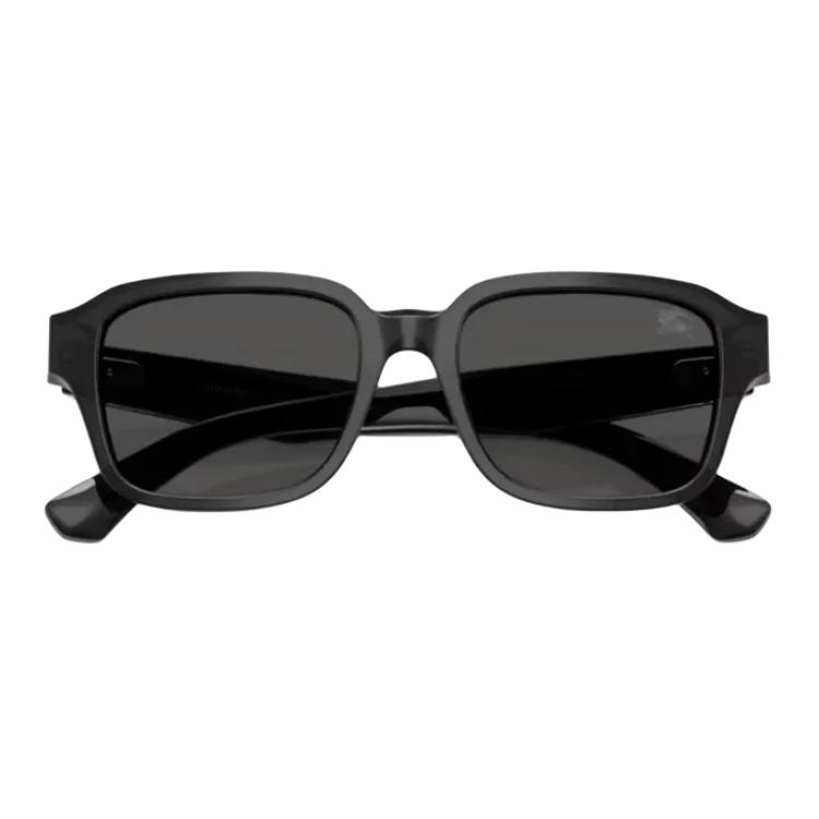 Burberry Logo Arm Square Sunglasses Unisex sunglasses Black Tortoise 0BE4484F