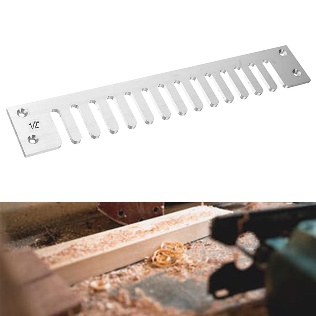 Multifunction Woodworking Tool Aluminium Practical Semipermeable Tenoner Pitch Dovetail Template Router Template