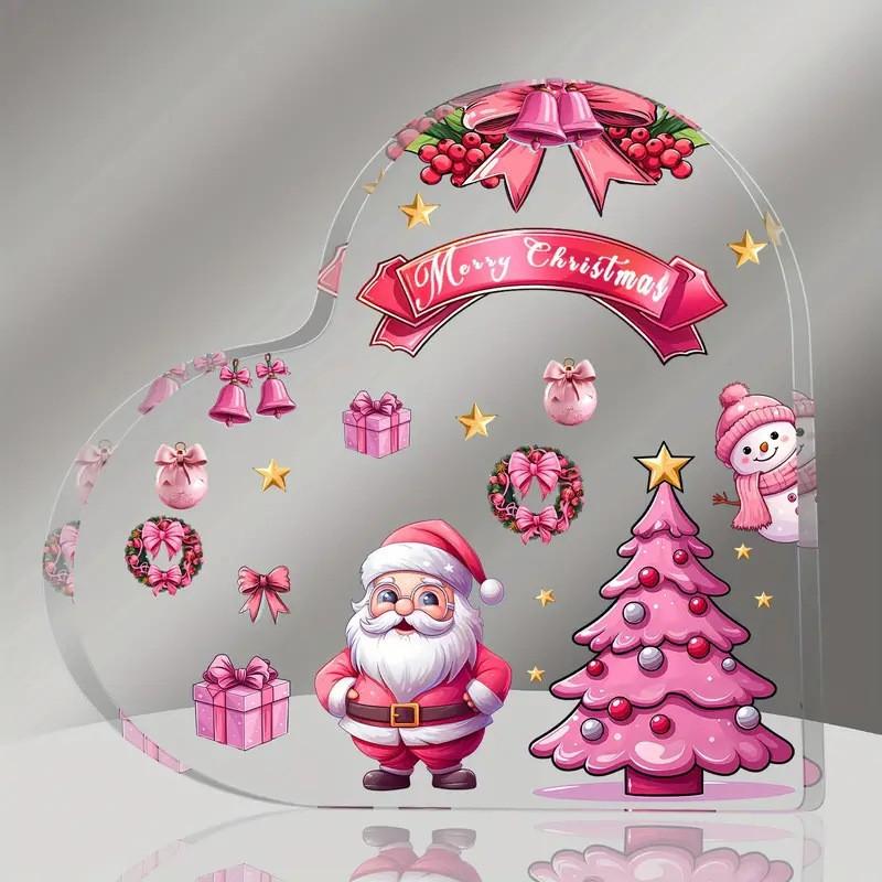 New Products, Transparent, Love Ornaments, Acrylic, Christmas Gifts for Family, Christmas Decorations, Home Ornaments