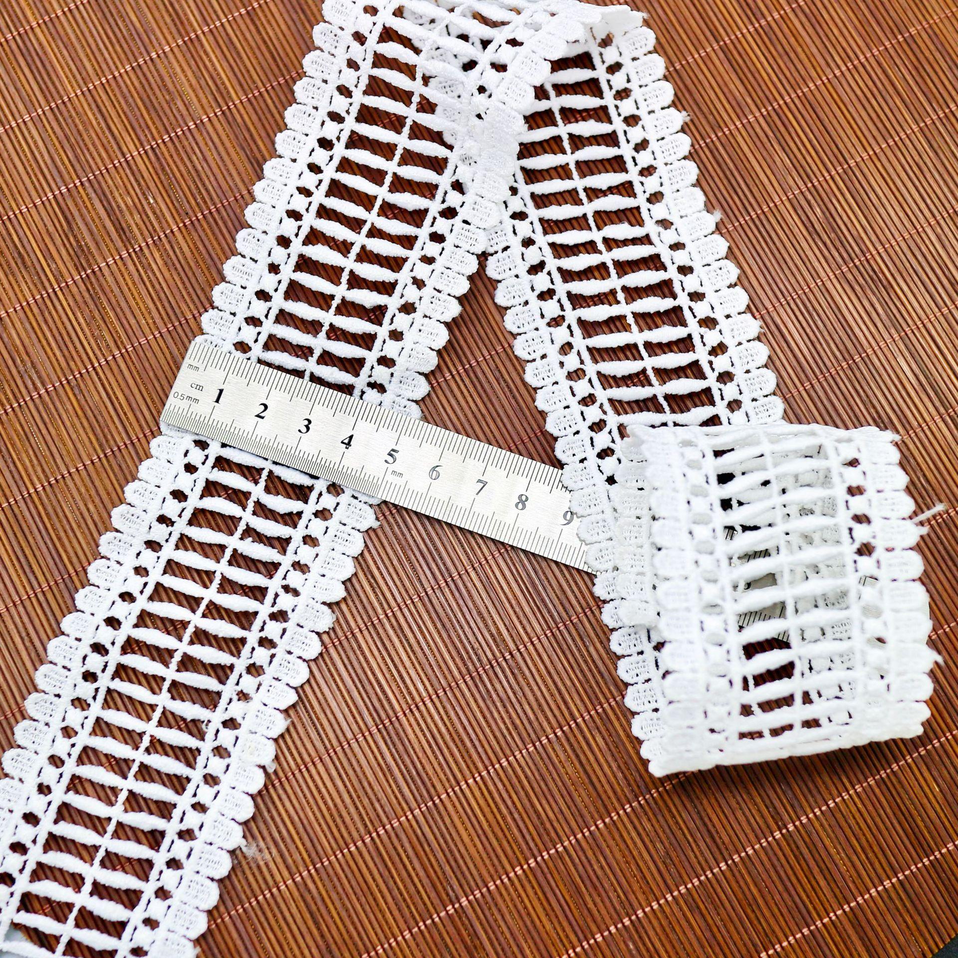 

Water Soluble Milk Silk Lace, Clothes Belt Shoulder Strap Decoration Handmade Ribbon Fabric Accessories Material WM1343